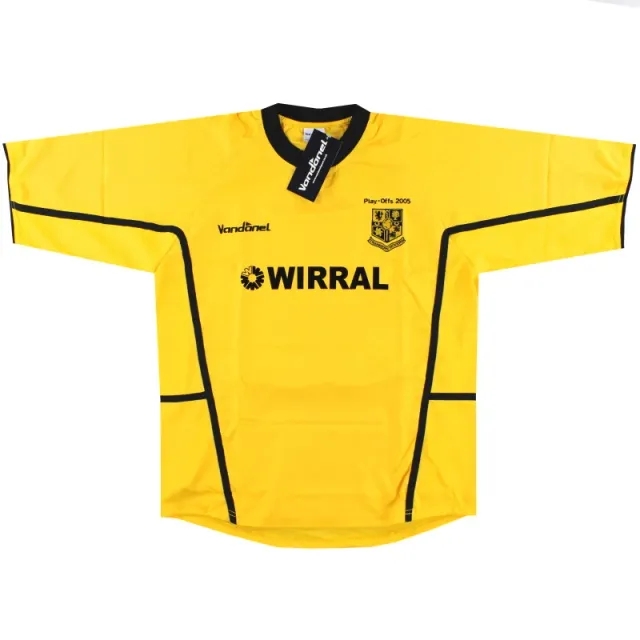 2004-06 Tranmere Rovers Vandanel 'Play-Offs'  Away Shirt *w/tags* L - Tranmere Rovers / w/tags 