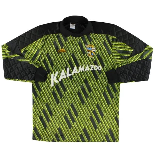 1991-92 Port Vale Goalkeeper Shirt L - Port Vale / Excellent 