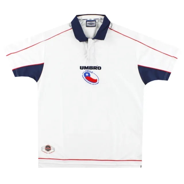 2000-02 Chile Umbro Away Shirt *Mint* L - Chile / Mint 