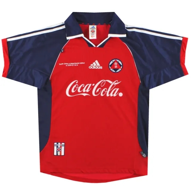 1999-990 South China 'vs Manchester United' Special adidas Home Shirt M / Excellent 