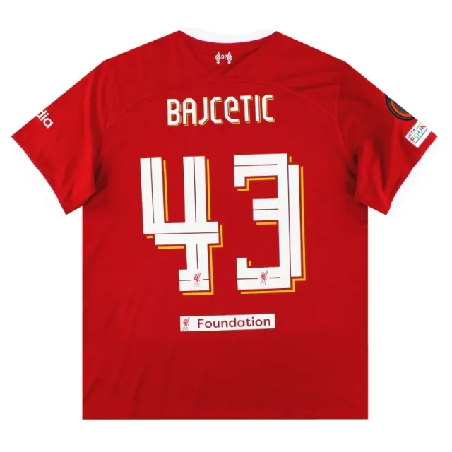 2023-24 Liverpool Nike Home Shirt Bajcetic #43 *w/tags* XL - Liverpool / w/tags 