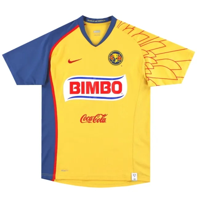 2007-08 Club America Nike Home Shirt S - Central and South American Clubs / Excellent 