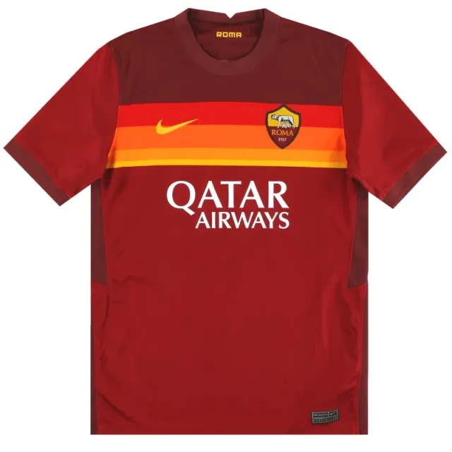 2020-21 Roma Nike Home Shirt L.Boys - Roma / Excellent 