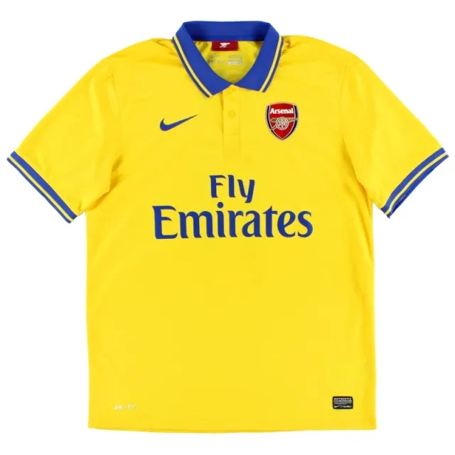 2013-14 Arsenal Nike Away Shirt *Mint* M - Arsenal / Mint 