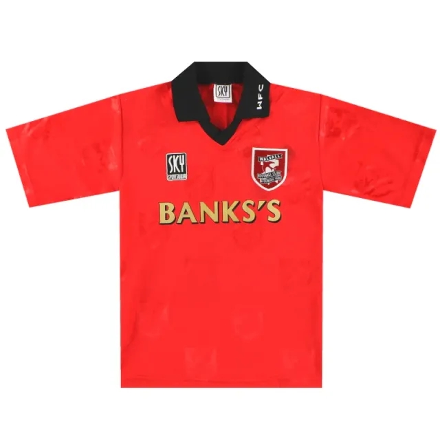 1996-97 Walsall Home Shirt M.Boys - Walsall / Excellent 