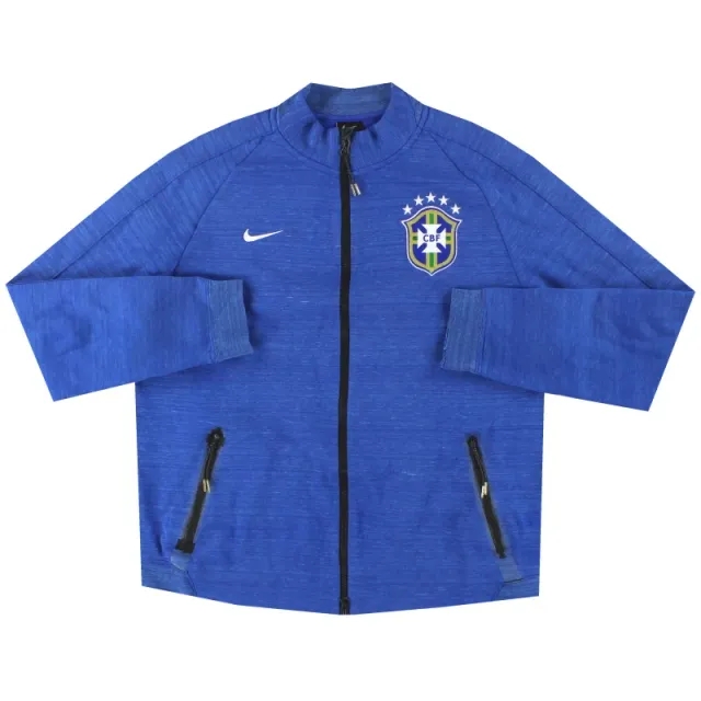 2014-15 Brazil Nike N98 Tech Jacket L - Brazil / Good 