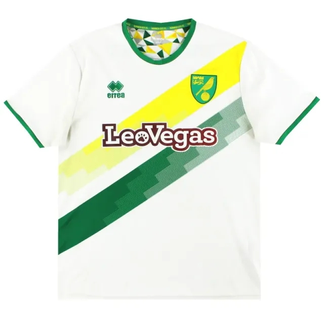 2018-19 Norwich Errea Away Shirt XL - Norwich City / Very good 