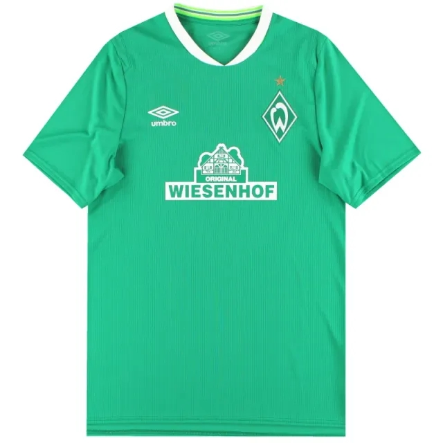 2019-20 Werder Bremen Umbro Home Shirt *As New* M - Werder Bremen / As New 