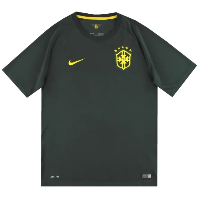 2014-15 Brazil Nike Third Shirt *Mint* L - Brazil / Mint 