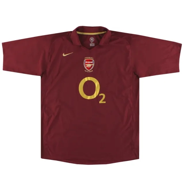 2005-06 Arsenal Nike Commemorative Highbury Home Shirt XXL - Arsenal / Excellent 