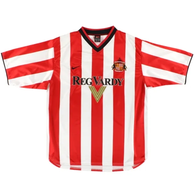 2000-02 Sunderland Nike Home Shirt M - Sunderland / Very Good 