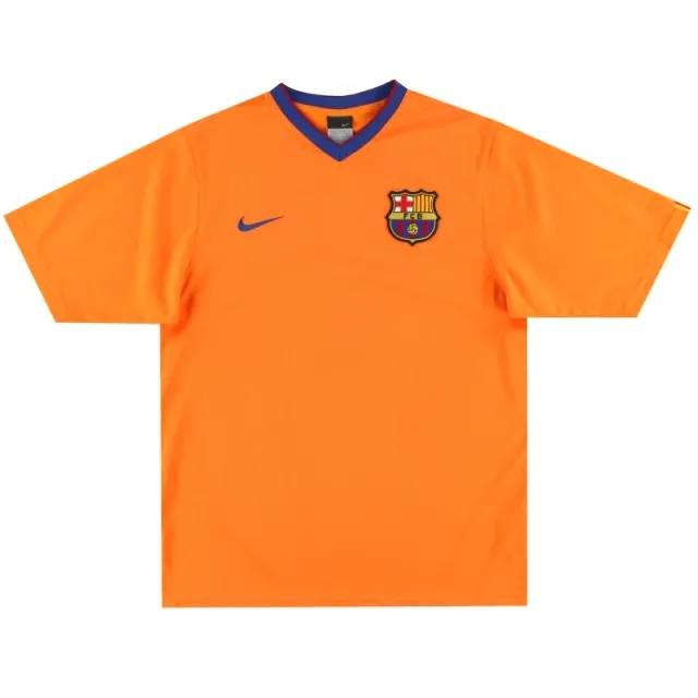 2006-08 Barcelona Basic Away Shirt *Mint* M - Barcelona / Mint 