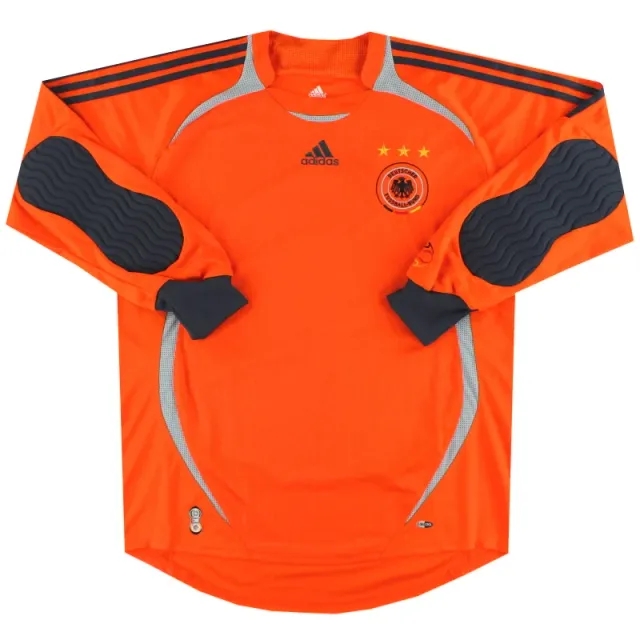 2005-07 Germany adidas Goalkeeper Shirt *Mint* L - Germany / Mint 