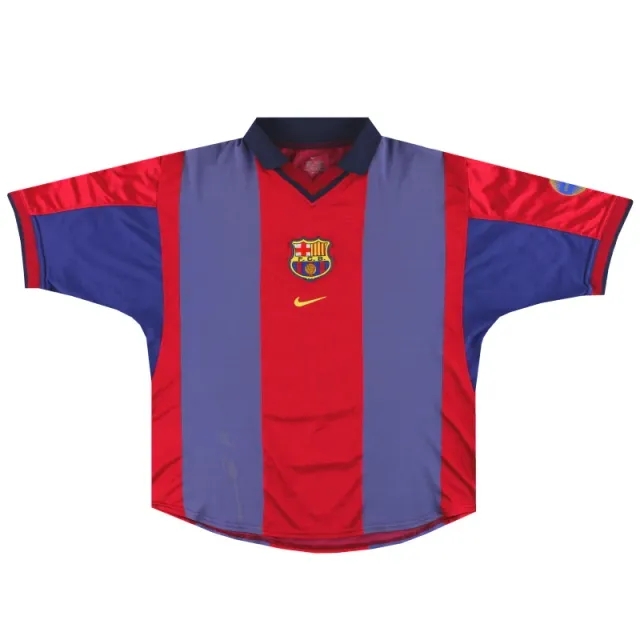 2000-01 Barcelona Nike Home Shirt XL - Barcelona / Very good 