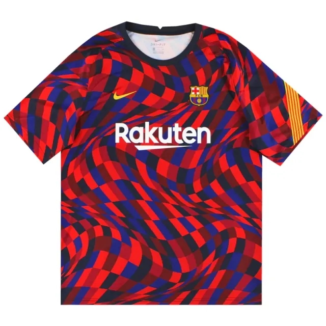 2020-21 Barcelona Nike Pre-Match Shirt XL - Barcelona / Excellent 