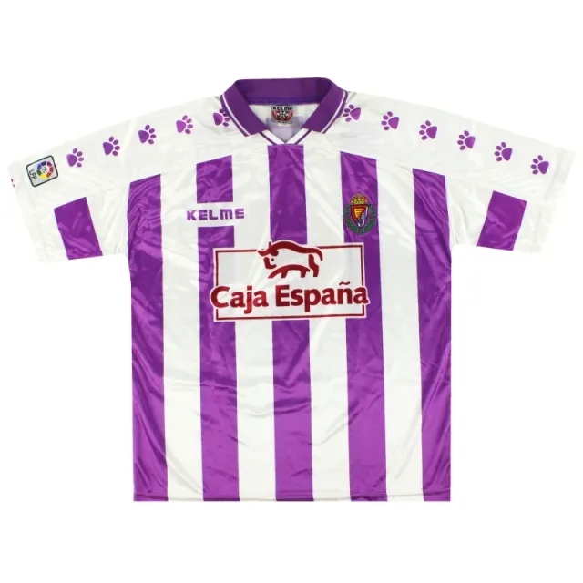 1996-97 Real Valladolid Kelme Home Shirt XL - Other Spanish Clubs / Excellent 