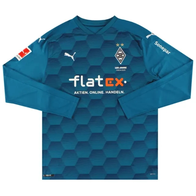 2020-21 Borussia Monchengladbach Puma Goalkeeper Shirt Sommer #1 *Mint* XXXL - Borussia Monchengladbach / Mint 