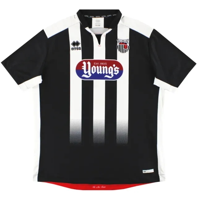 2019-20 Grimsby Town Macron Home Shirt XXXL - Grimsby Town / Excellent 
