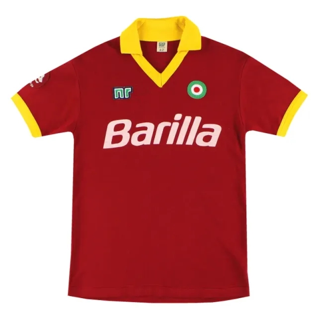 1987-88 Roma Home Shirt *Mint* L - Roma / As New 