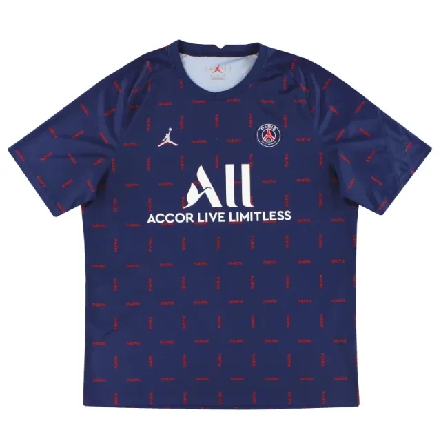 2021-22 Paris Saint-Germain Nike x Air Jordan Pre-Match Shirt XL - Paris Saint-Germain / Excellent 