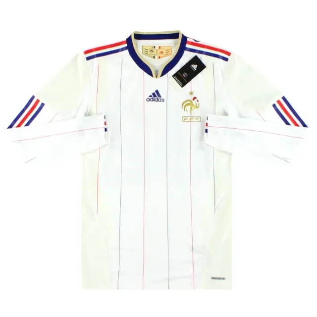 2009-10 France adidas Player Issue 'TechFit' Away Shirt L/S #82 *w/tags* L - France / w/tags 