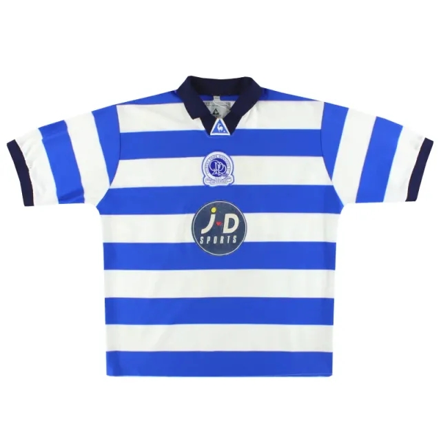 2001-02 QPR Le Coq Sportif Home Shirt L - QPR / Excellent 