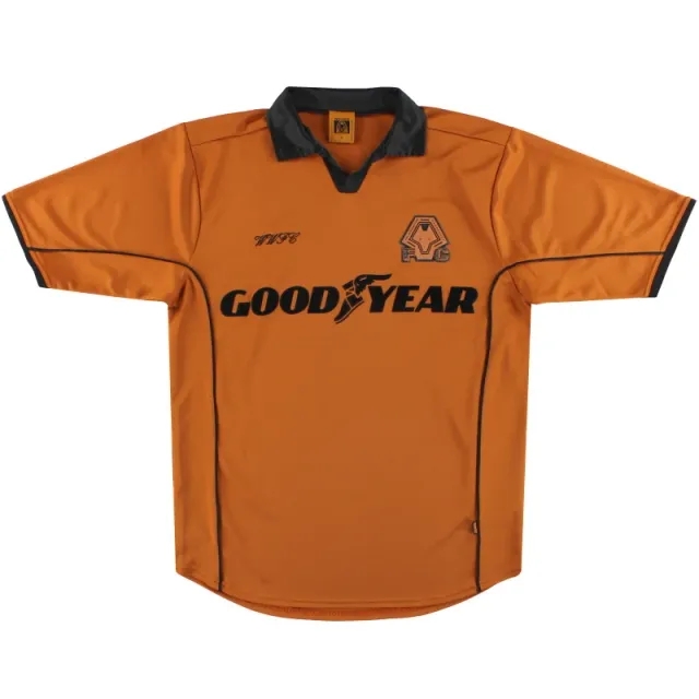 2000-02 Wolves Home Shirt M - Wolves / Excellent 