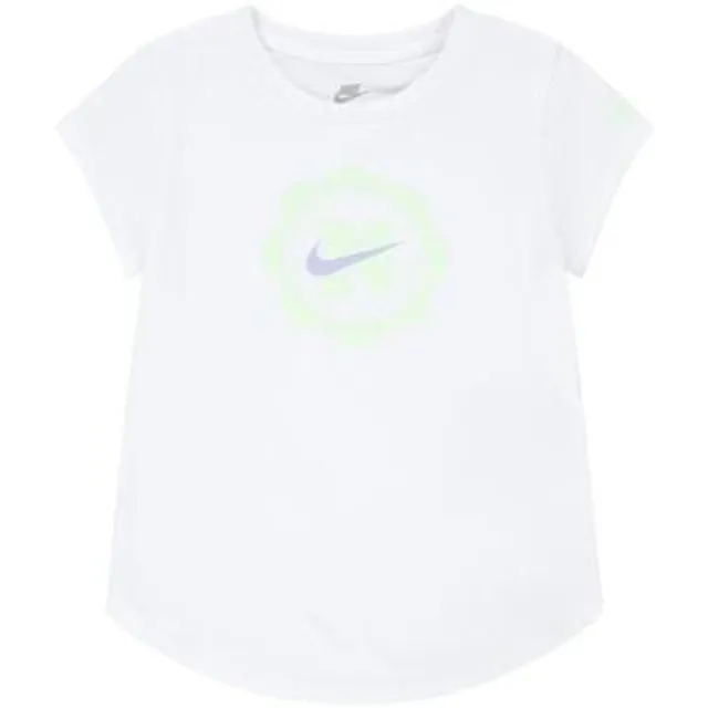 Nike  GT7469  girls's Children's T shirt in White