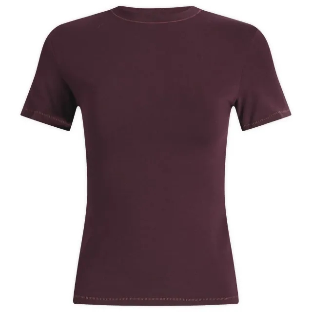 SKIMS Women's Cotton Jersey T-Shirt Currant