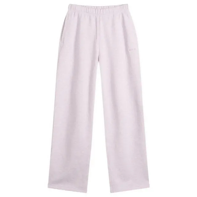 SKIMS Women's Cotton Fleece Straight Leg Pant Purple Heather