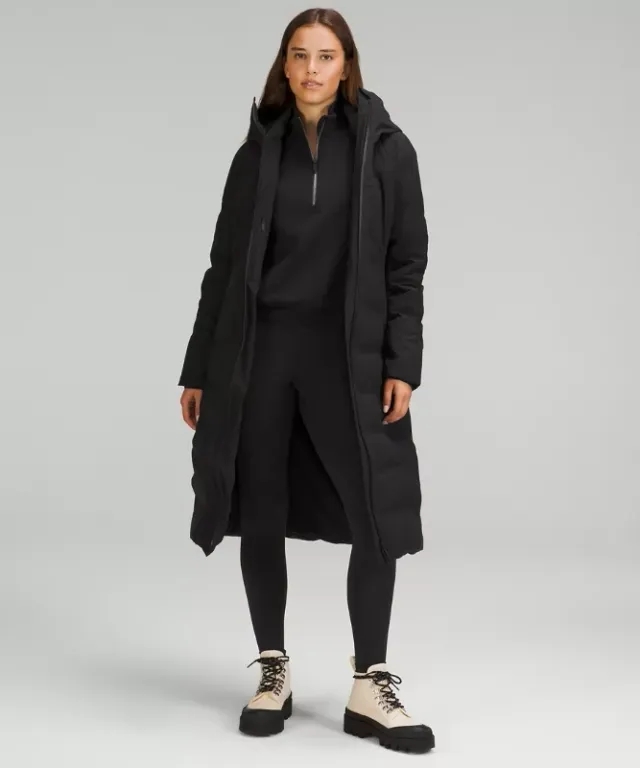 lululemon – Women's Sleet Street Long Jacket – Color Black – Size 6