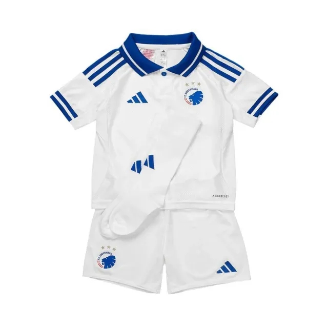 Fc Copenhagen Home Shirt 2025/26 Mini-Kit Kids - ['White']