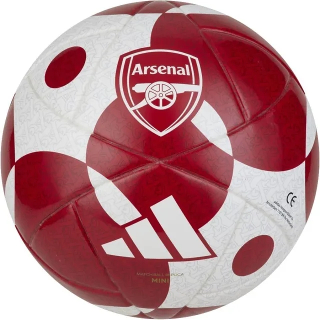 Arsenal Football Mini Home - Better Scarlet/White - ['Red']