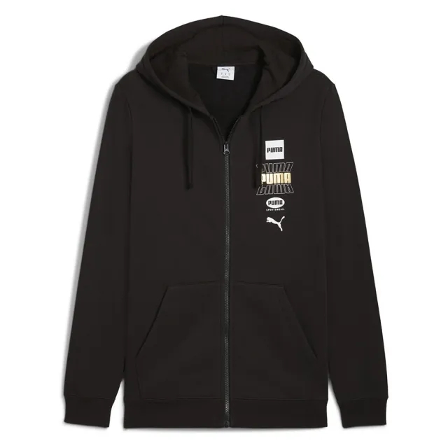 Puma Ess Logo Lab Holiday Full Zip Sweatshirt