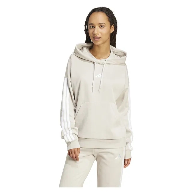 Adidas Essentials 3 Stripes Fleece Hoodie