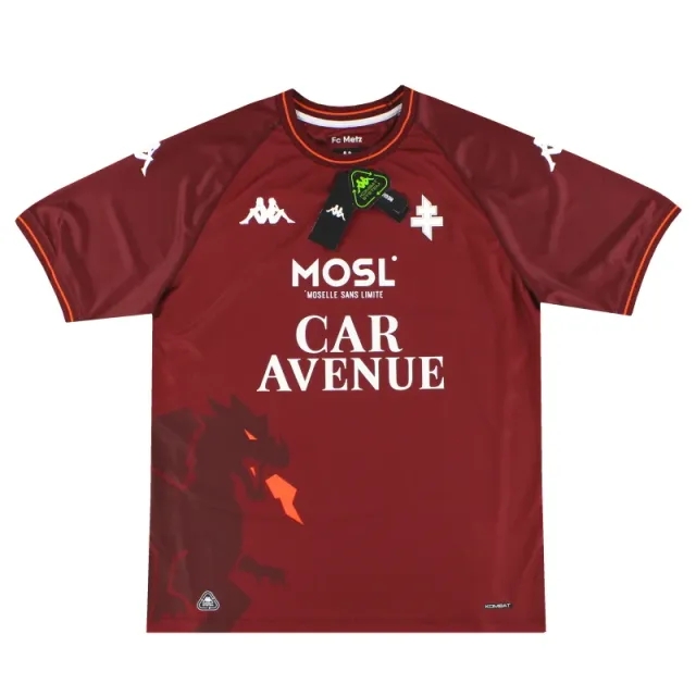 2025-26 FC Metz Kappa Kombat Home Shirt *BNIB* - Other French Clubs / BNIB 