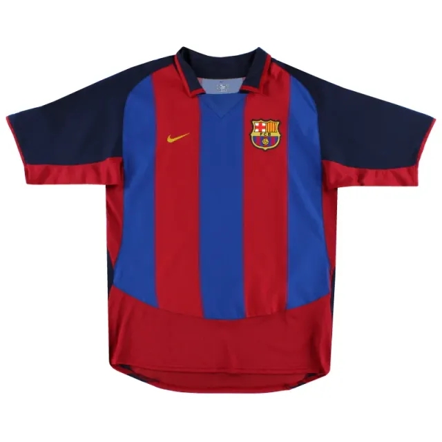 2003-04 Barcelona Nike Home Shirt L - Barcelona / Excellent 