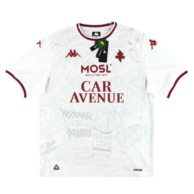 2025-26 FC Metz Kappa Kombat Away Shirt *BNIB* - Other French Clubs / BNIB 