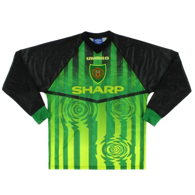 1997-98 Manchester United Goalkeeper Shirt Y - Manchester United / Very good 