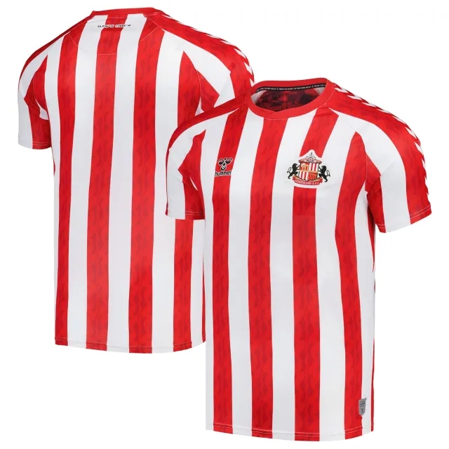 Sunderland Hummel Home  'Play Off Winners' Shirt 2024-25 - Unsponsored with Promoted 25 printing