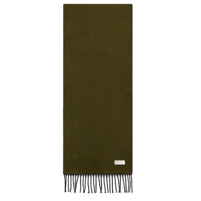 Universal Works Men's Double Sided Scarf Green/Black