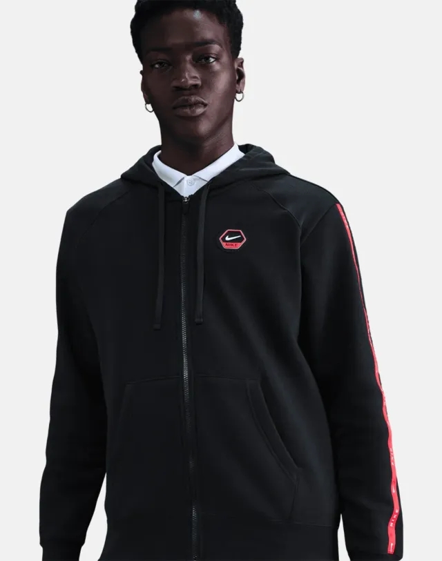 Men's Nike Cityside Fz Hoodie in Black 