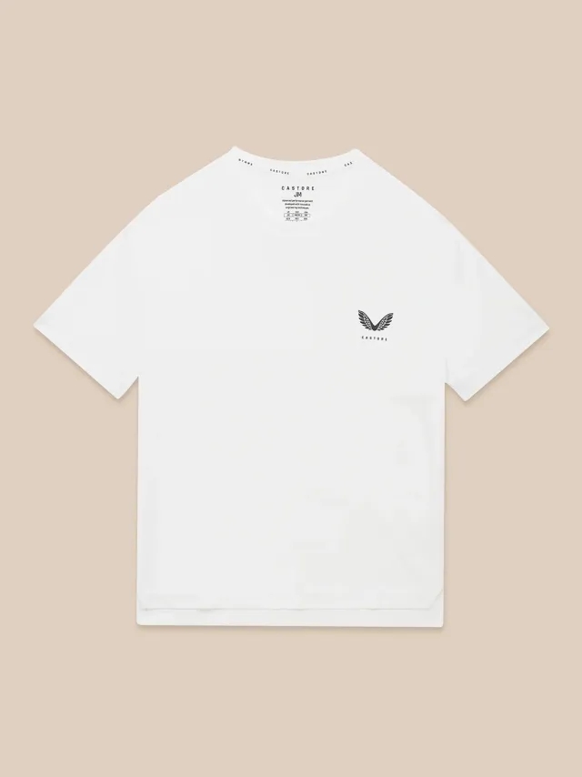 Castore Junior’s Adapt Short Sleeve T-shirt - White