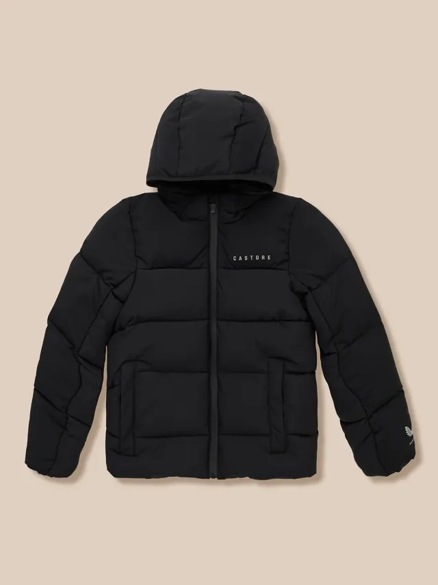 Castore Junior’s Quilts Puffer Jacket (Unisex) - Black/mid Grey