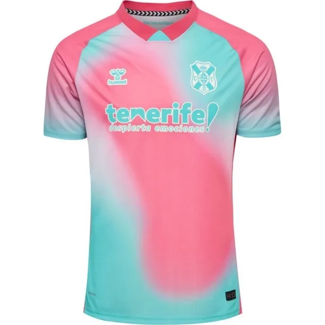 C.D. Tenerife 3Rd Shirt 2025/26 - ['Pink', 'Blue']