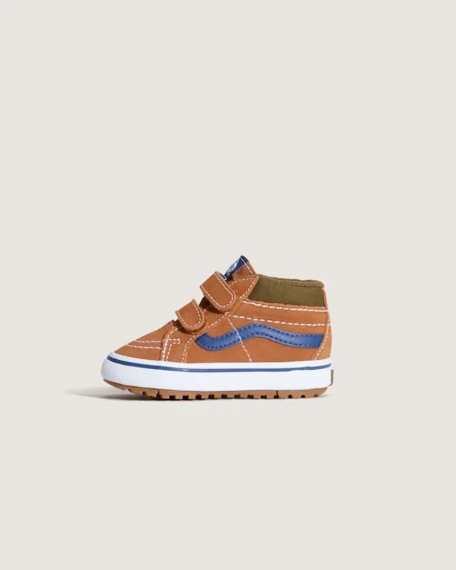 Vans - Toddler Sk8-Mid Shoes (1-4 Years), Orange