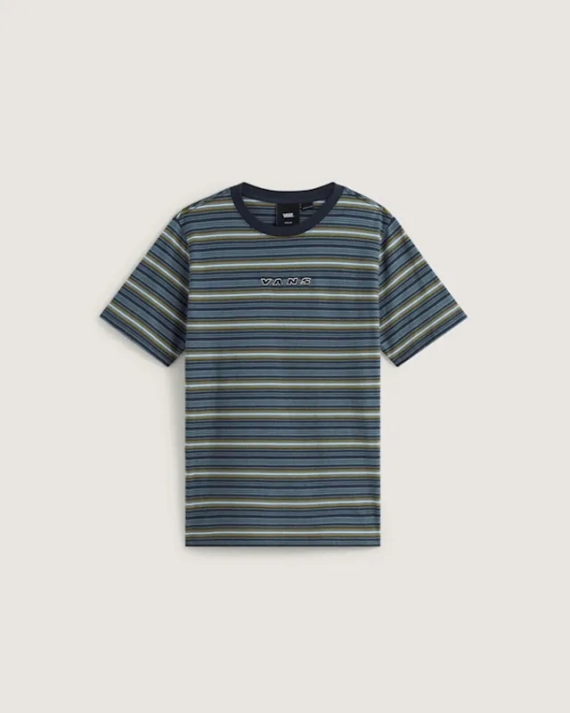 Vans - Kids Cameron Stripe T-Shirt (8-14 Years), Grey