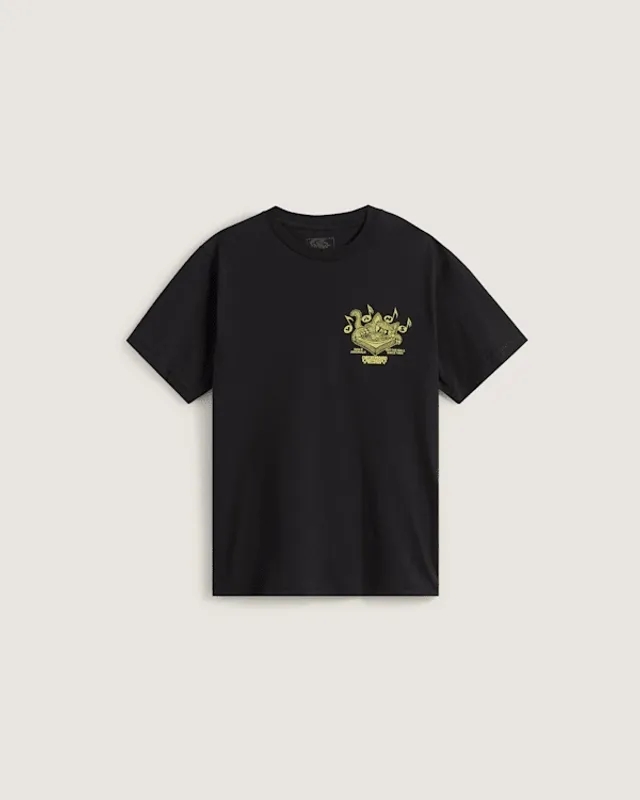 Vans - Kids Scratched Records T-Shirt (8-14 Years), Black