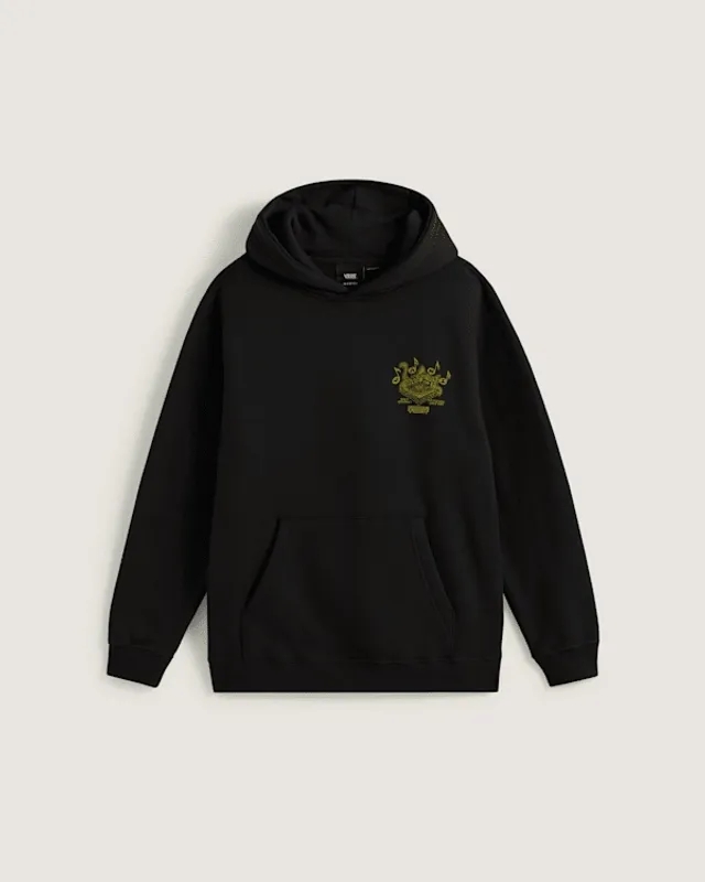 Vans - Kids Scratched Records Hoodie (8-14 Years), Black