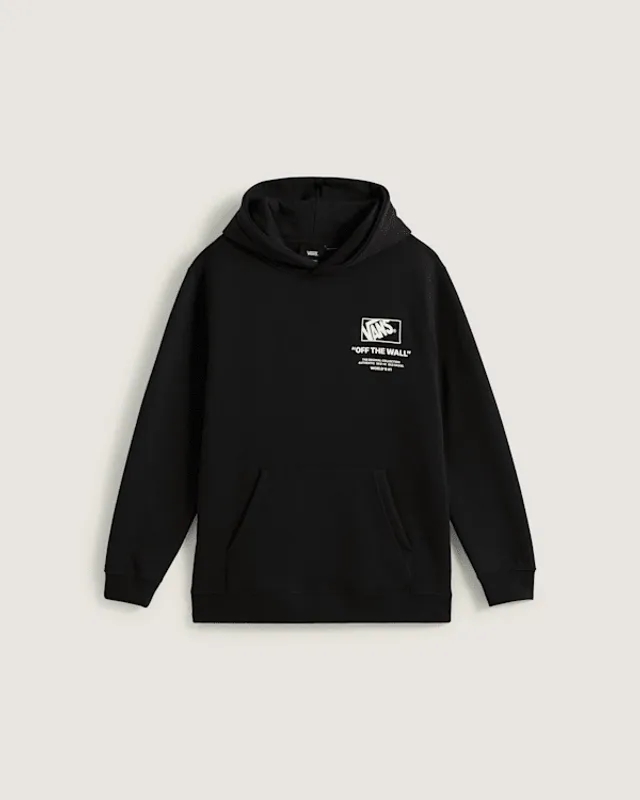 Vans - Kids Stockpile Pullover Hoodie (8-14 Years), Black